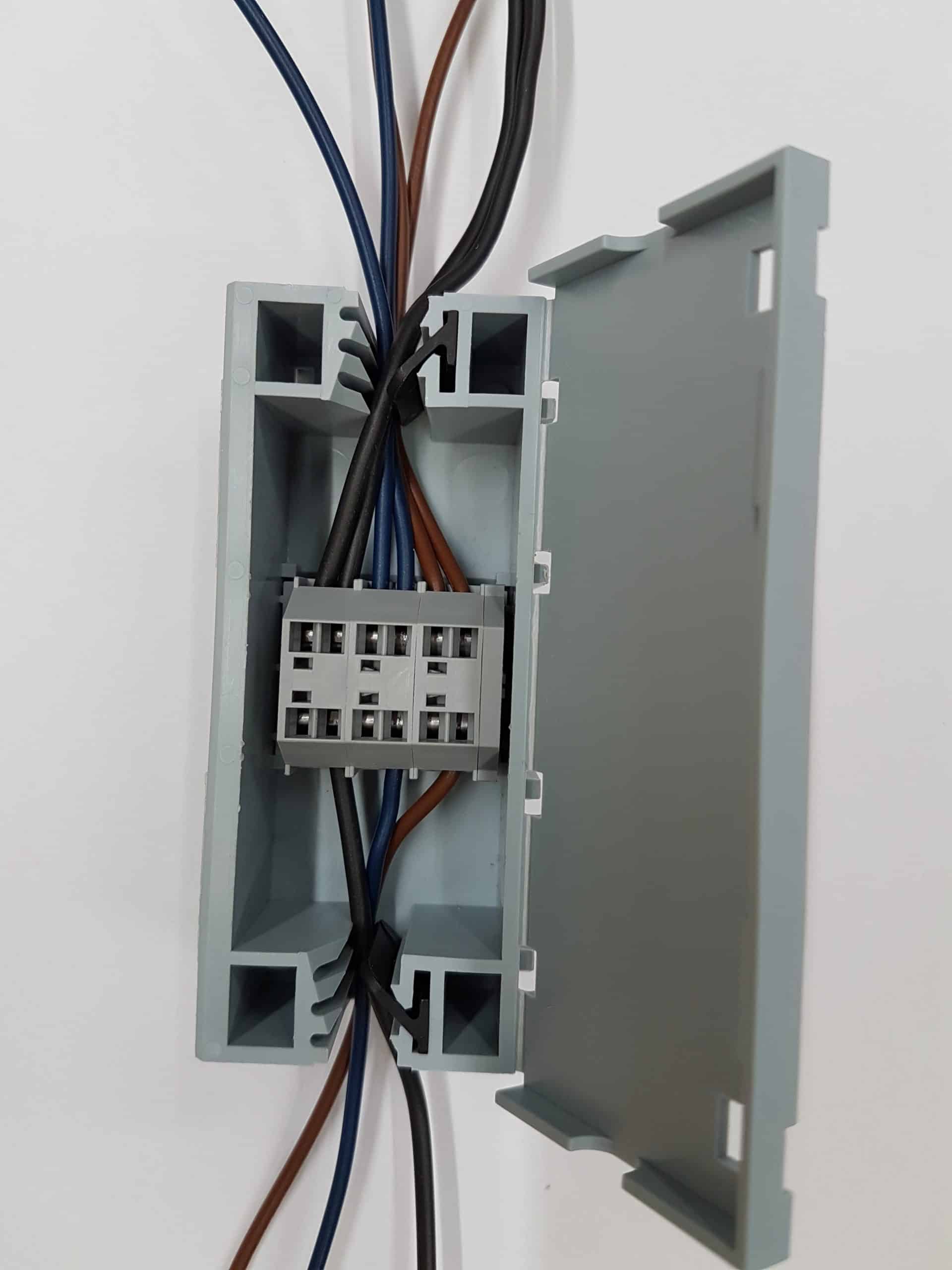 WagoBox Light Anschlussblock mit Montageplatte, 3-facher Doppelanschluss – Bild 2